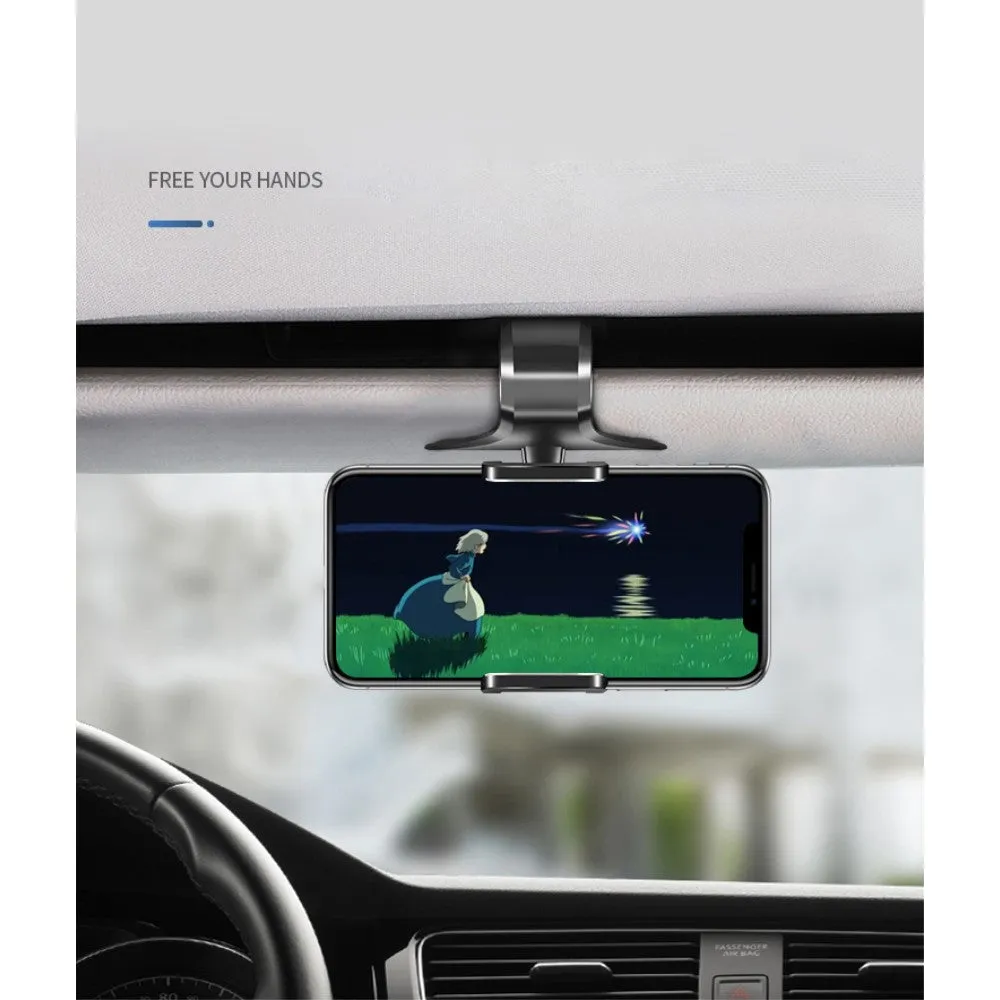 3 in 1 Car GPS Smartphone Holder: Dashboard / Visor Clamp   AC Grid Clip for Azumi Chic - Black