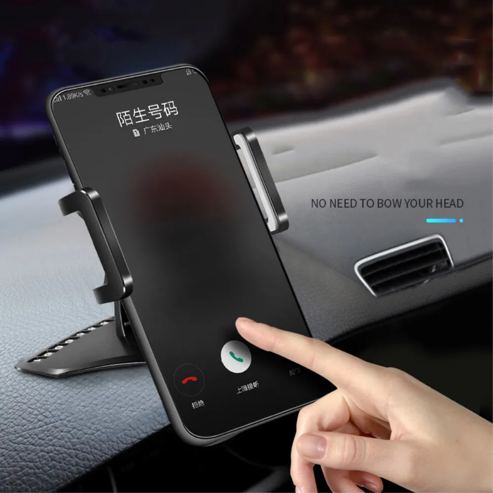 3 in 1 Car GPS Smartphone Holder: Dashboard / Visor Clamp   AC Grid Clip for Azumi Chic - Black