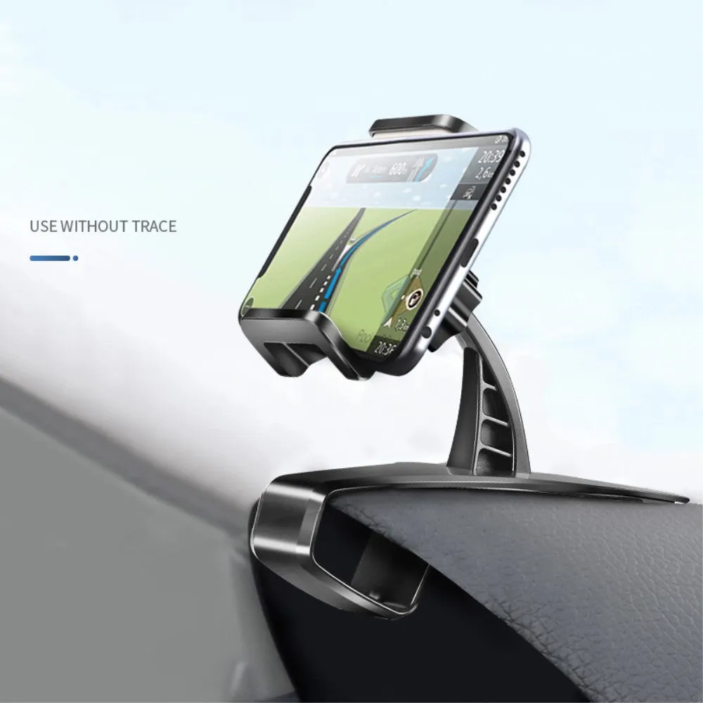 3 in 1 Car GPS Smartphone Holder: Dashboard / Visor Clamp   AC Grid Clip for Azumi Chic - Black