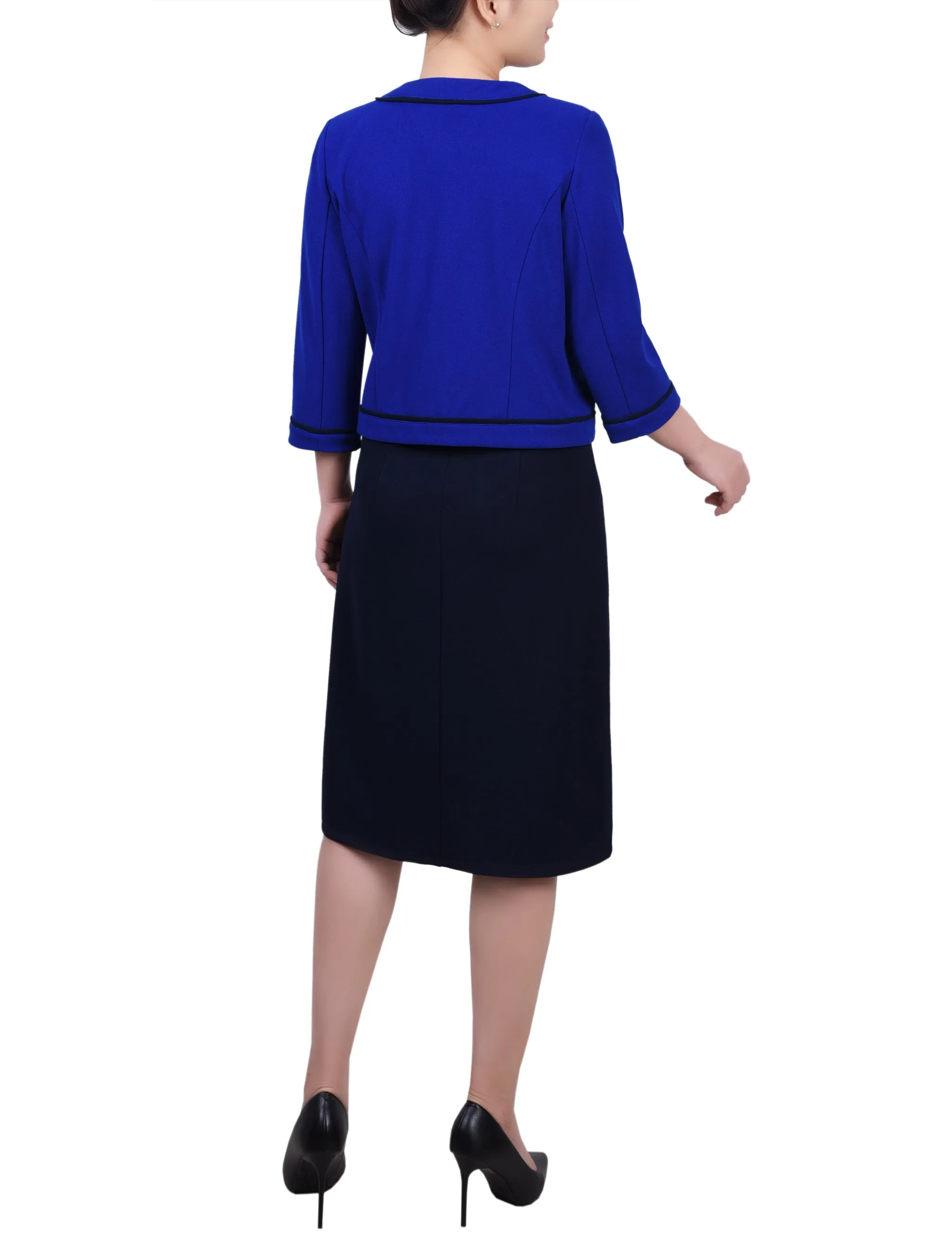 3/4 Sleeve 2 Piece Dress Set
