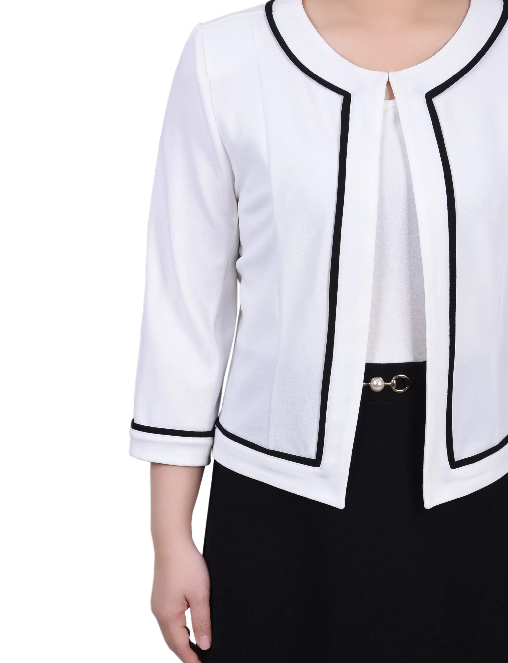 3/4 Sleeve 2 Piece Dress Set