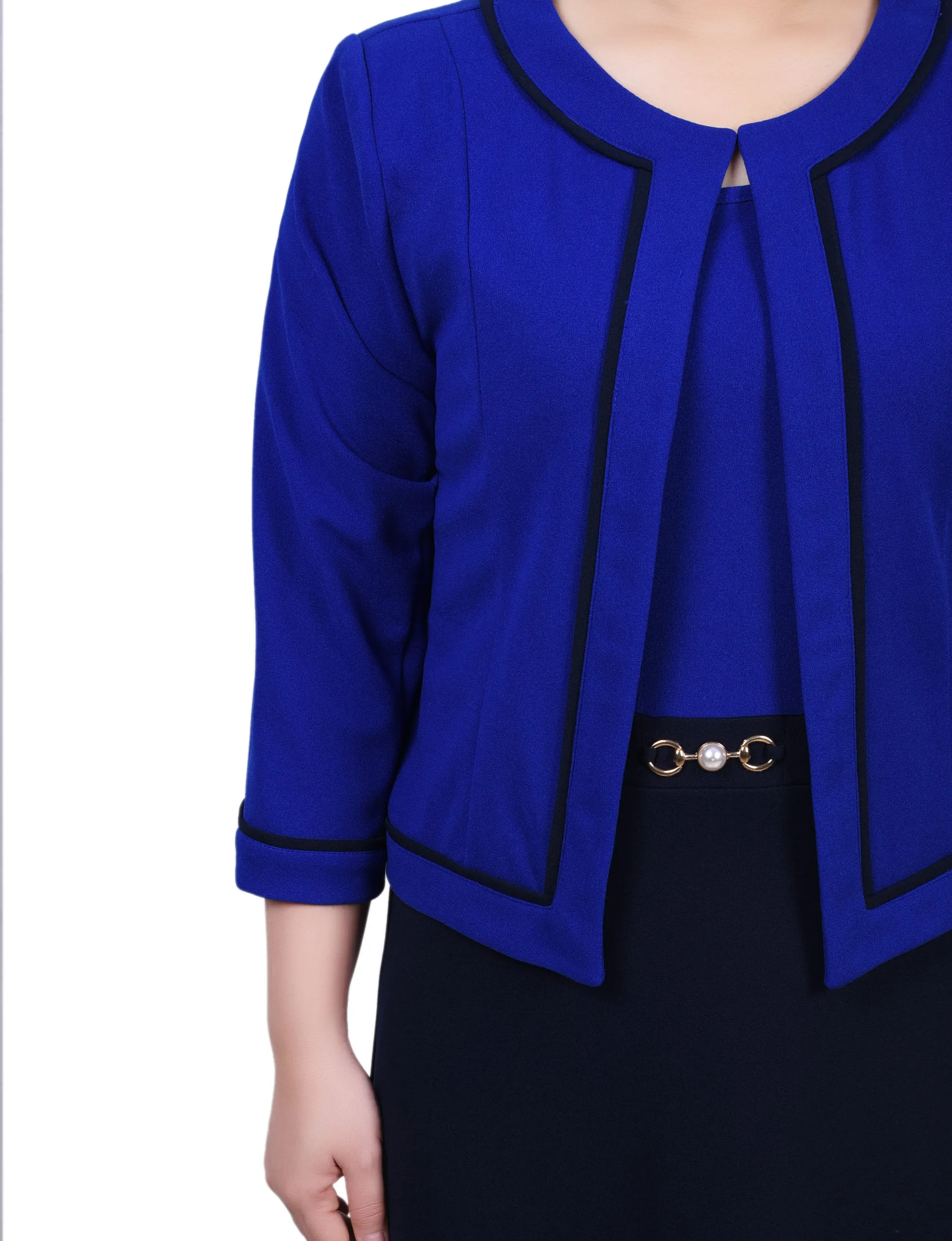 3/4 Sleeve 2 Piece Dress Set