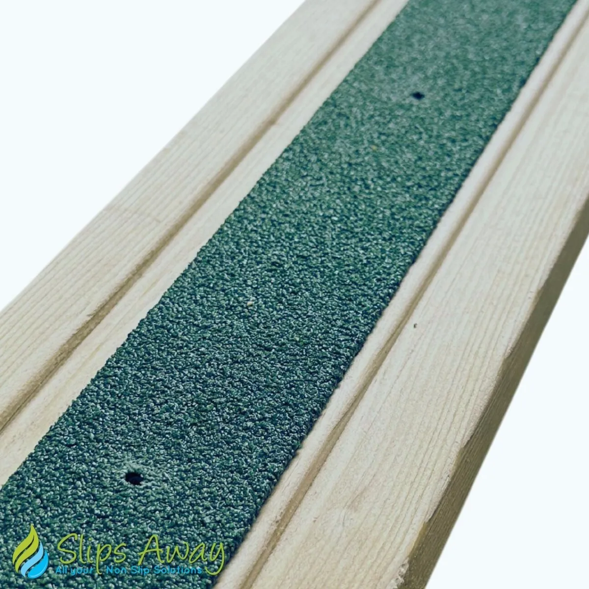 50mm Wide Non-Slip Anti-Skid Decking Strips - Safety and Style for Outdoor Space - GREEN