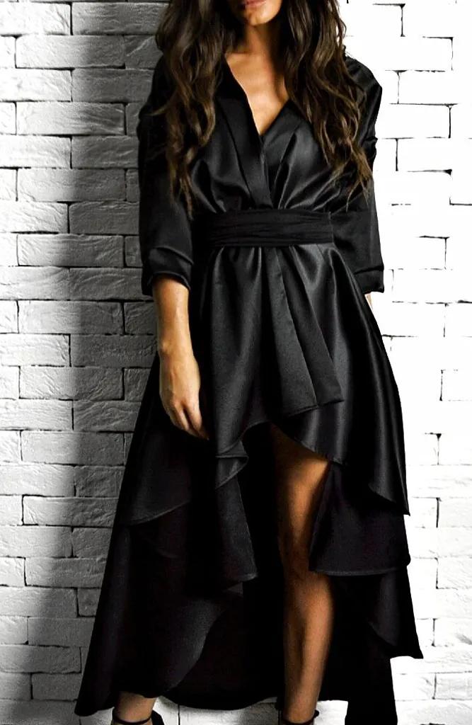 AC Wrap Dress - Black