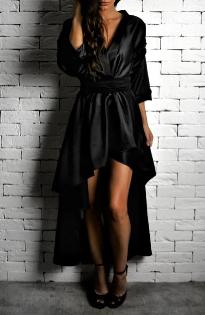AC Wrap Dress - Black