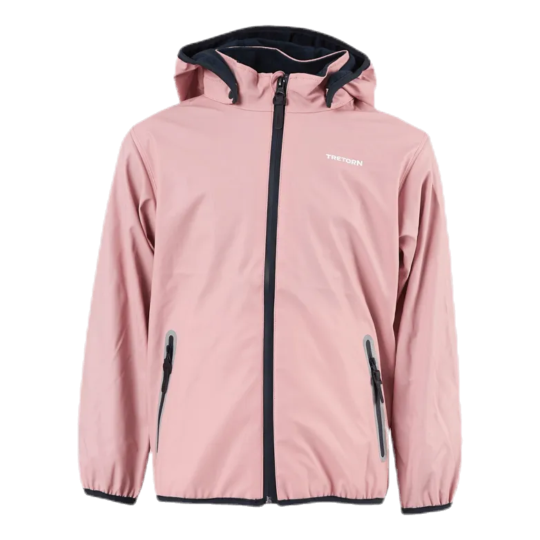 Aktiv Fleece-Lined Rain Jacket Pink
