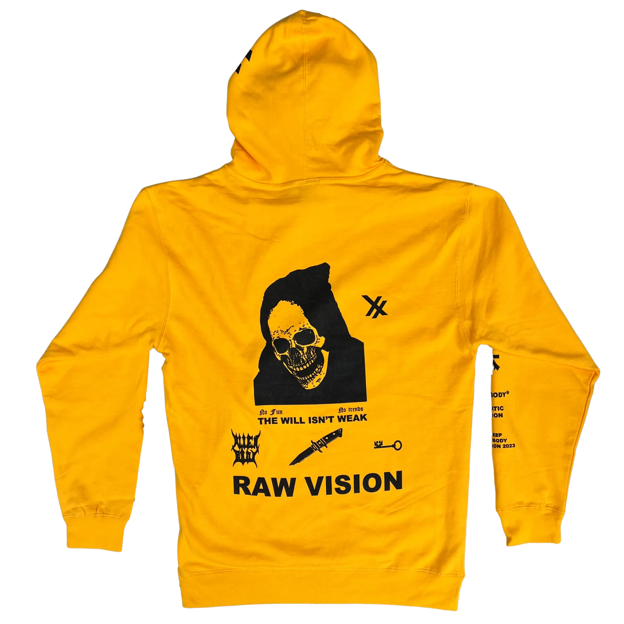 Alien Body x Lil Peep - Yellow RAW VISION Hoodie