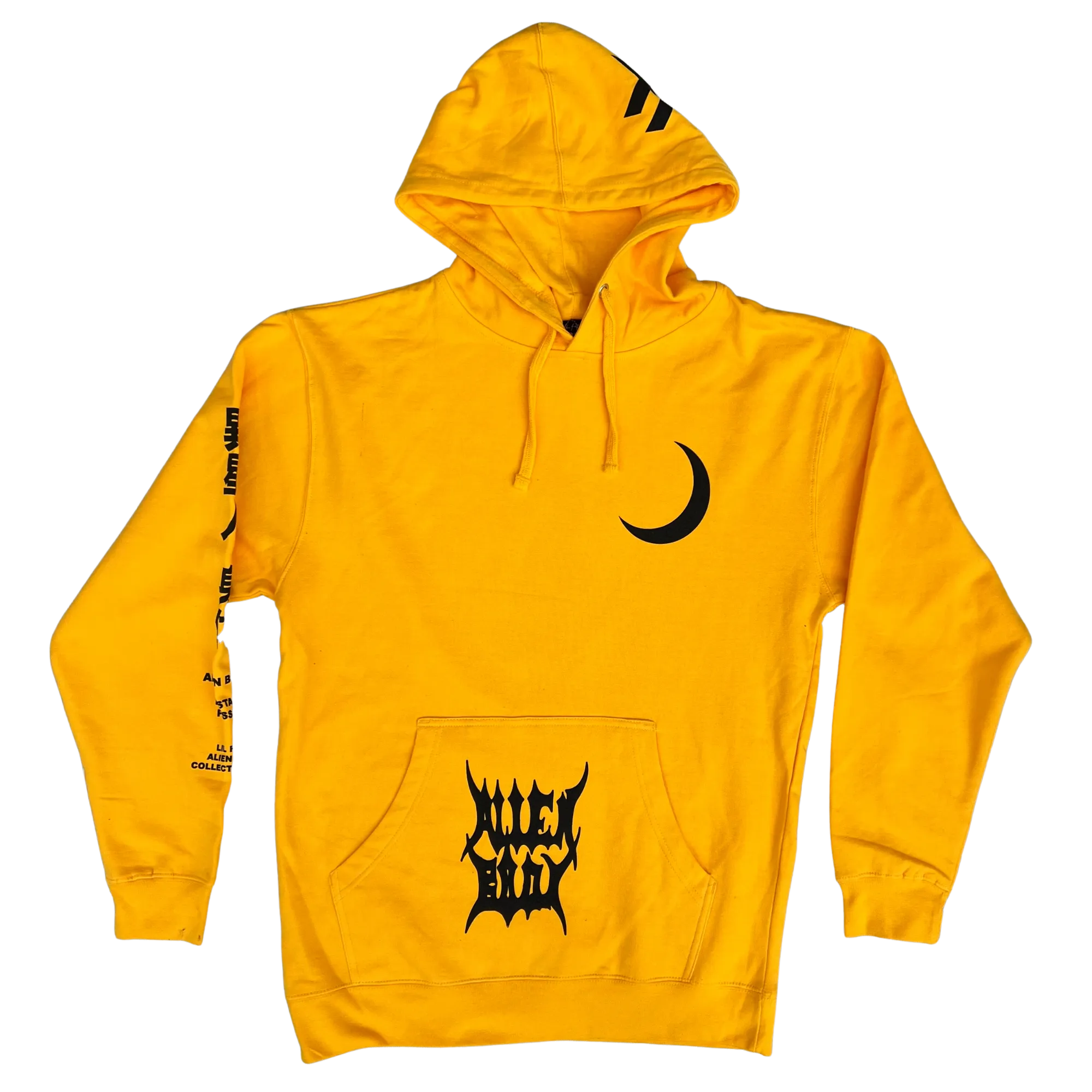Alien Body x Lil Peep - Yellow RAW VISION Hoodie