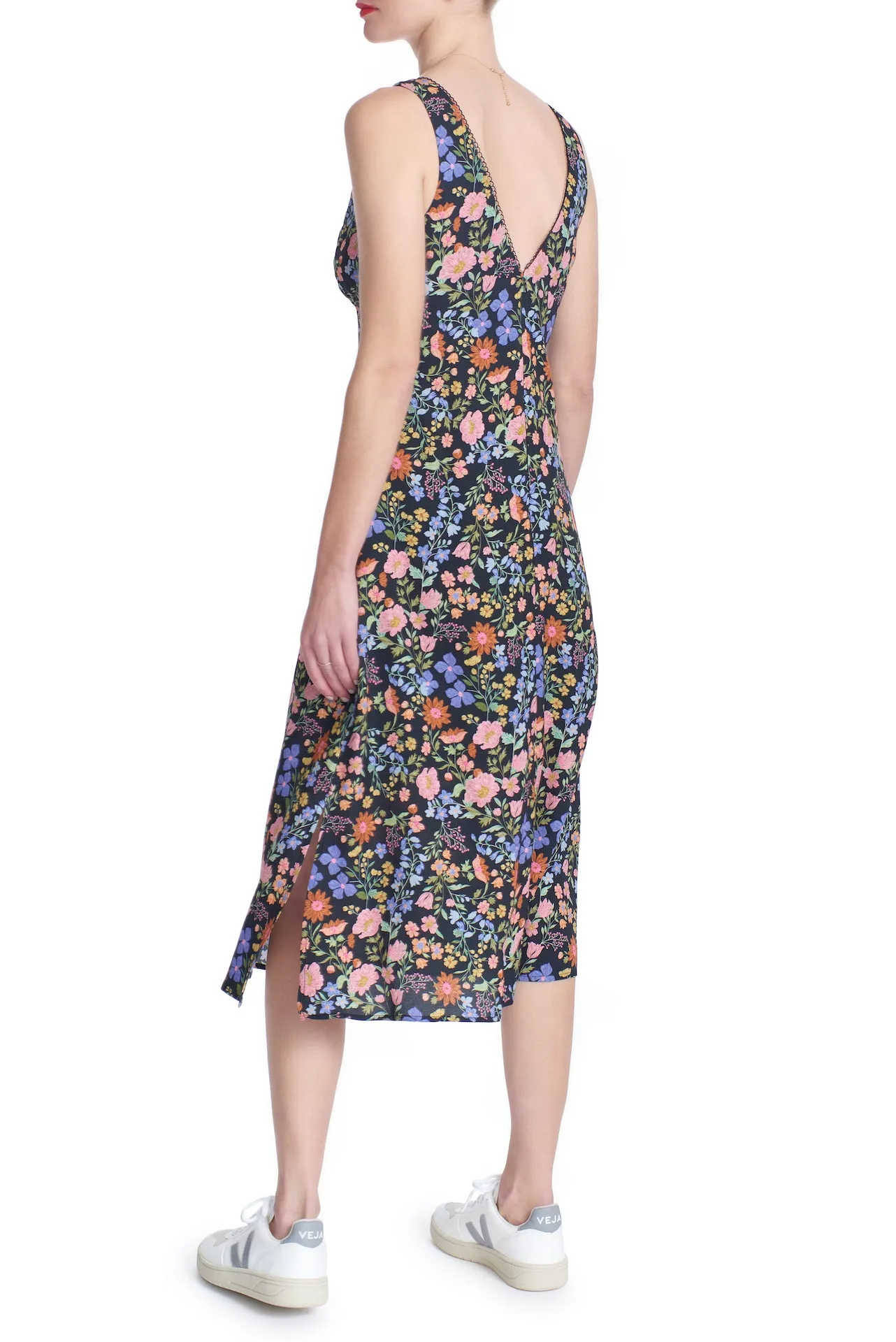 AURELIA BIAS MIDI DRESS- English Garden