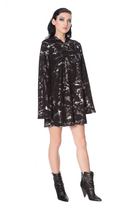 Banned Apparel - Silver Haze Hoodie Dress