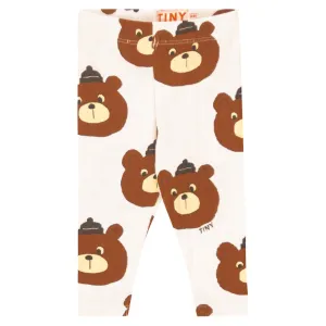 Bears Baby Pant in Light Cream Heather by Tinycottons