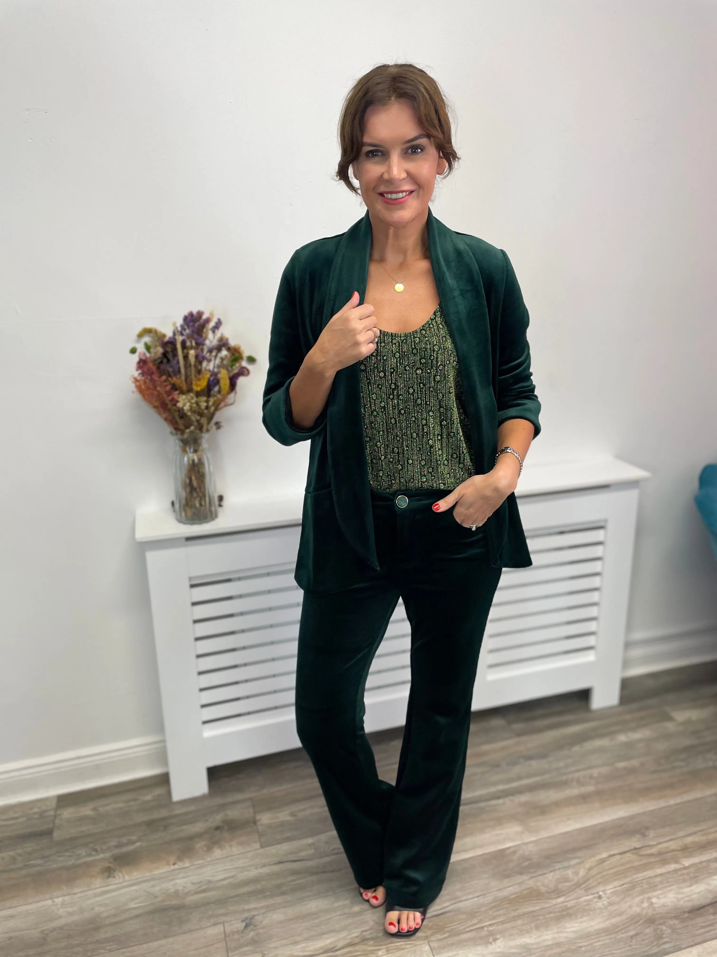 BRATTER FLARE TROUSERS (GREEN)