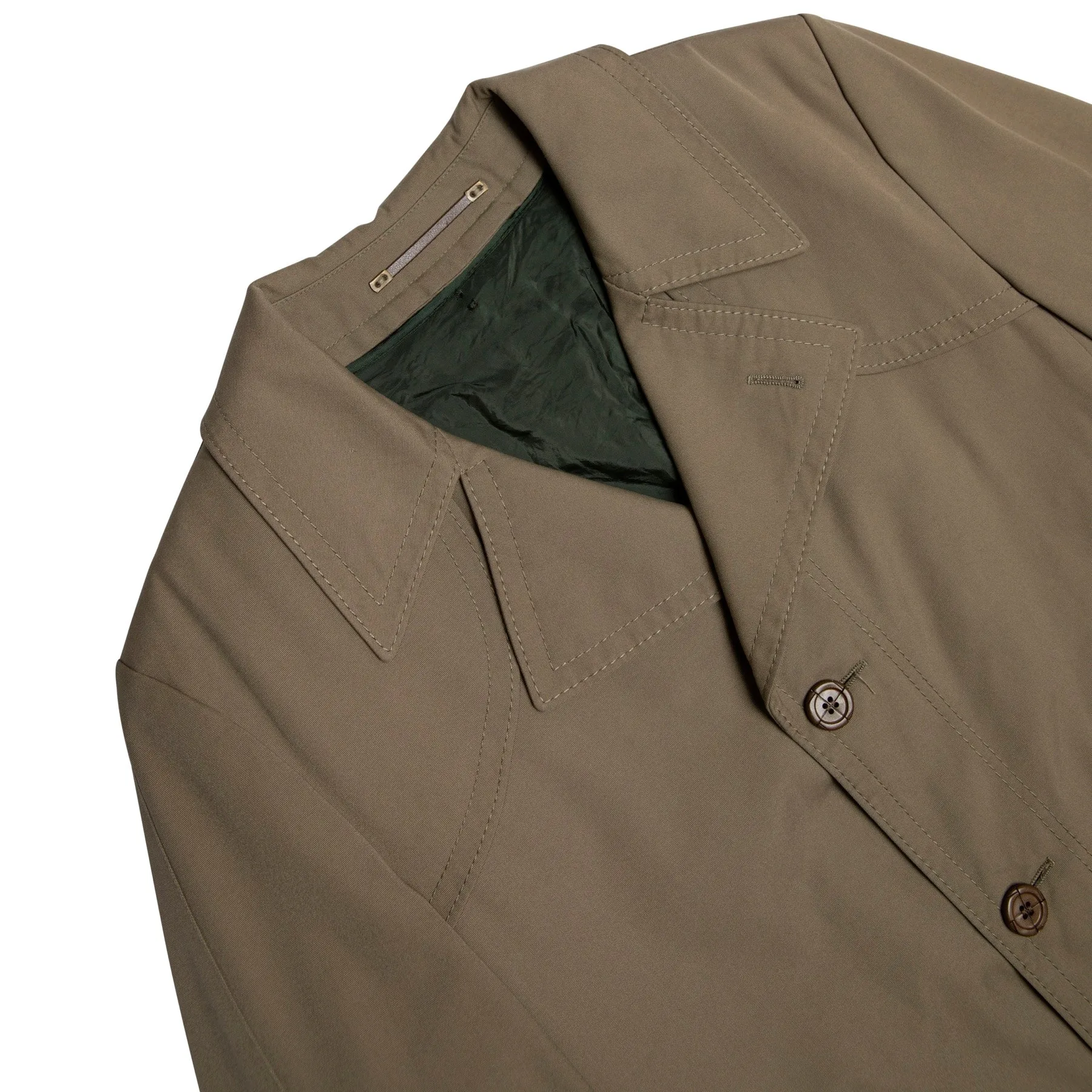 Canvas Weave Fleece Lined Field Coat