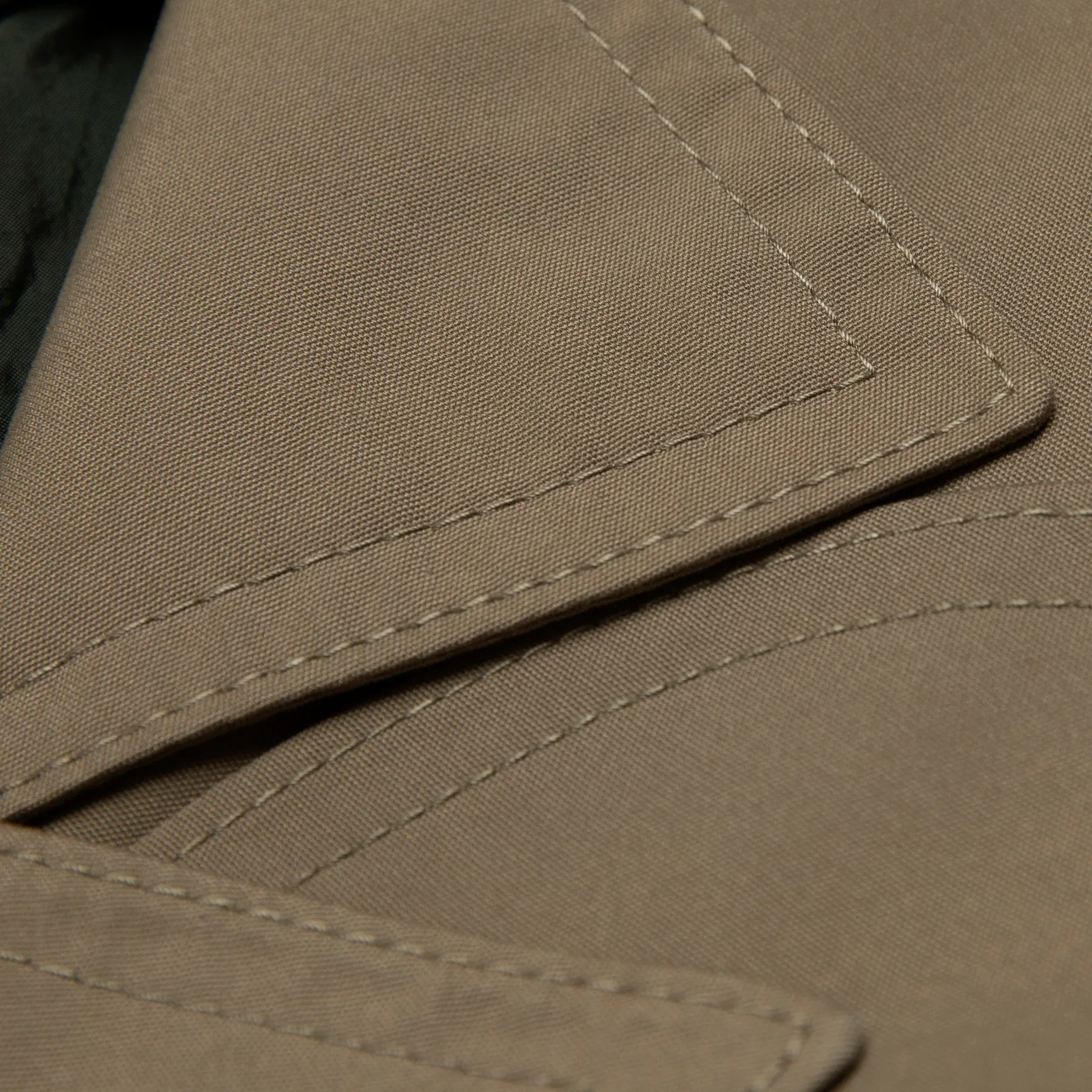 Canvas Weave Fleece Lined Field Coat