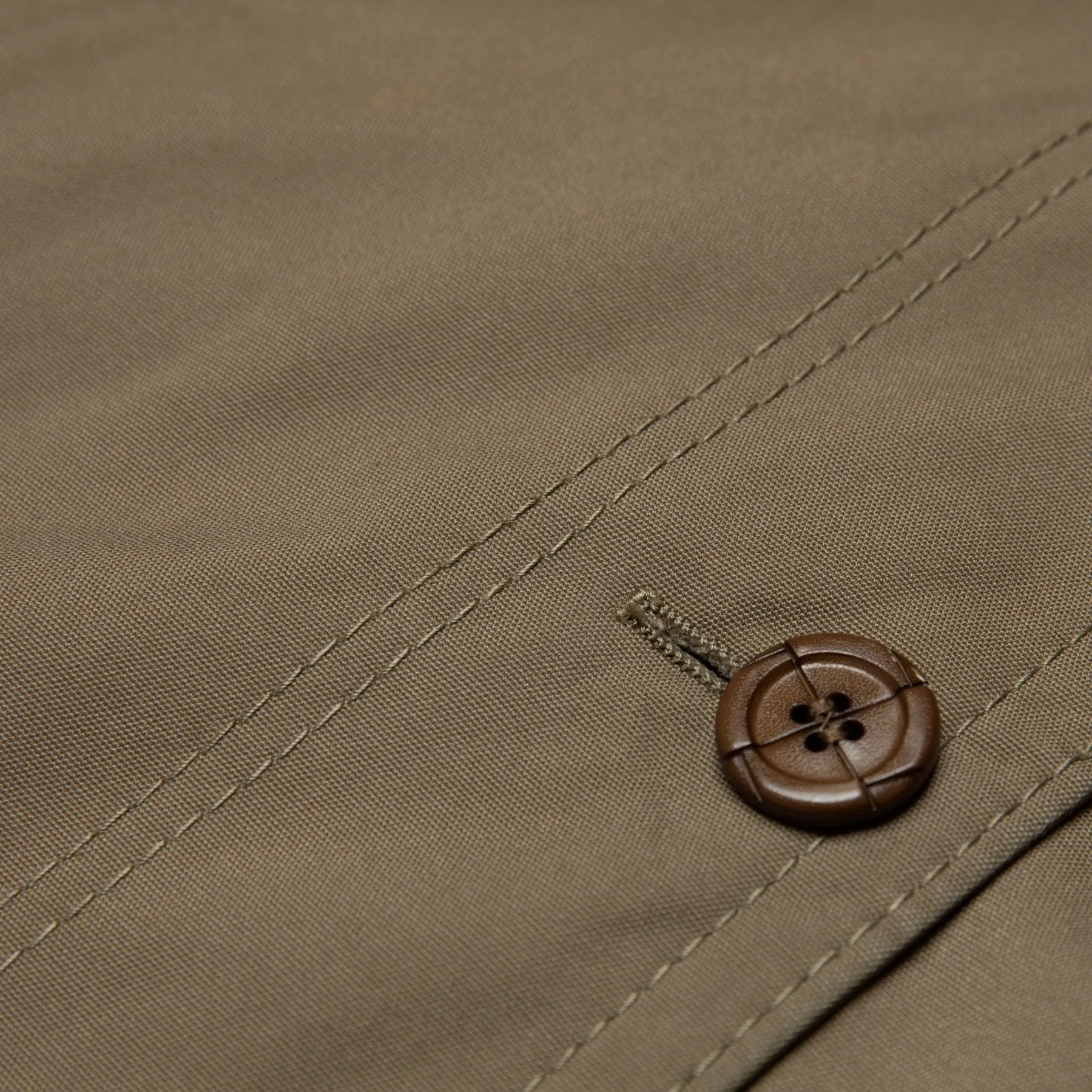 Canvas Weave Fleece Lined Field Coat