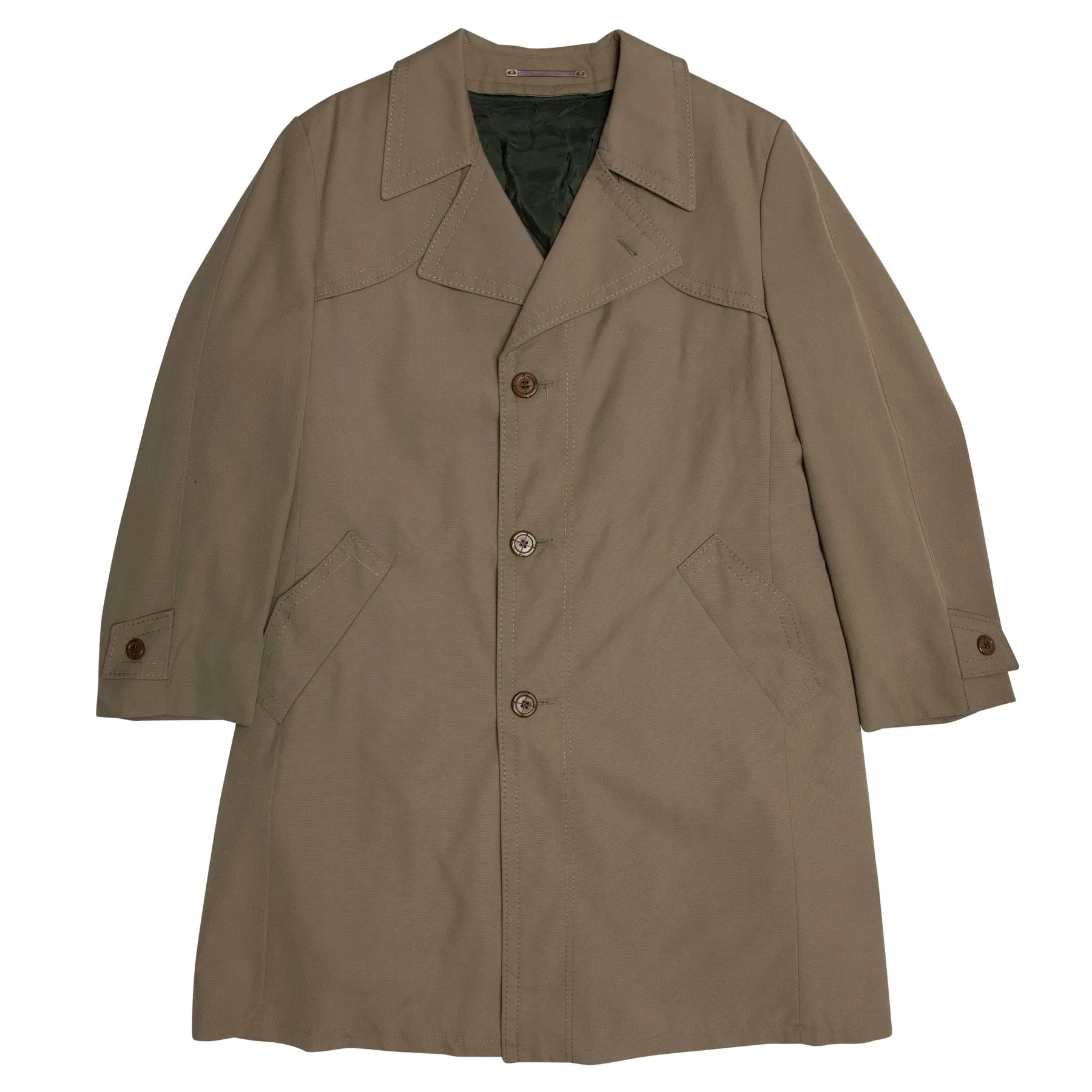 Canvas Weave Fleece Lined Field Coat