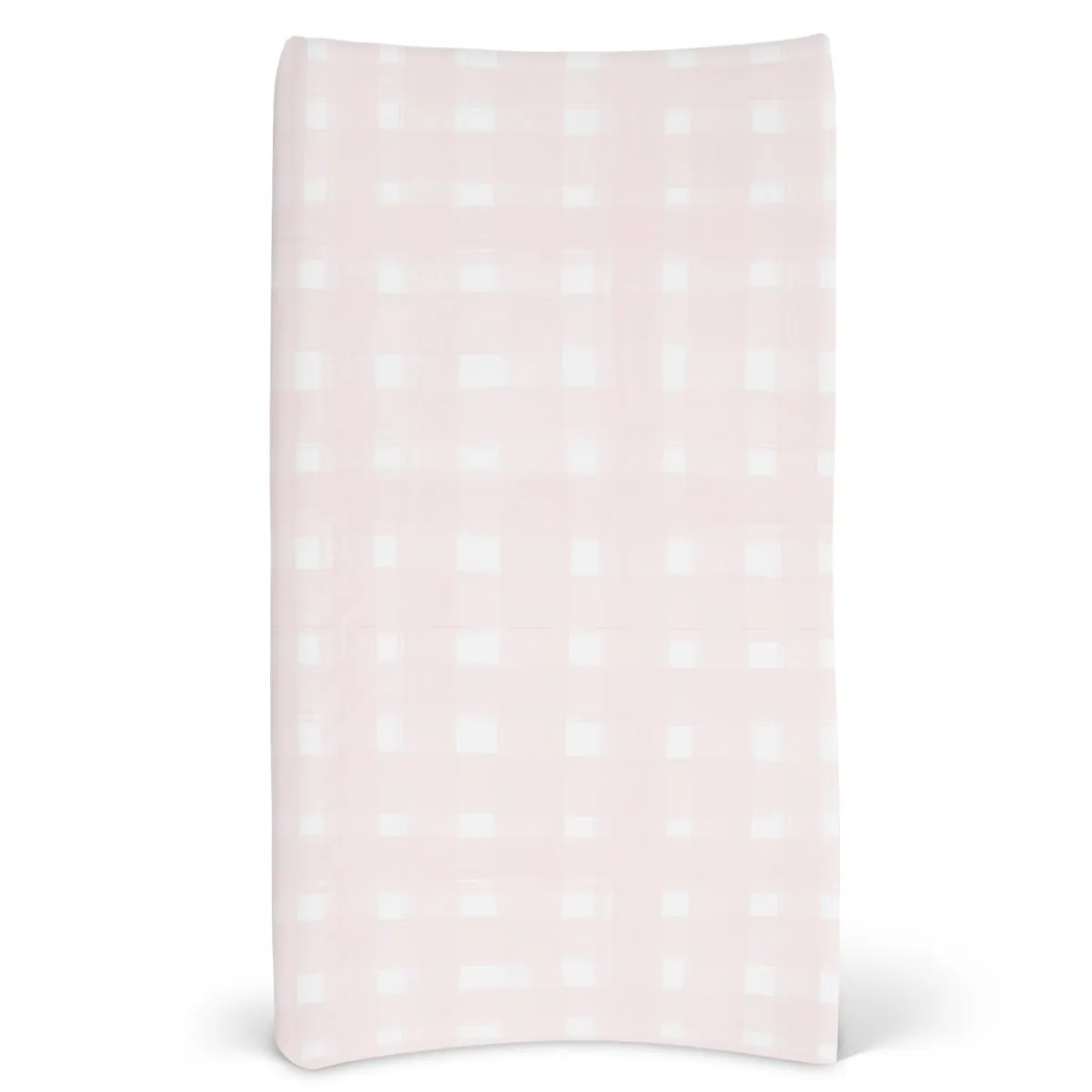 Changing Pad Cover | Watercolor Pink Plaid