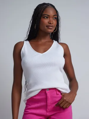 Cotton-Blend Tank Top