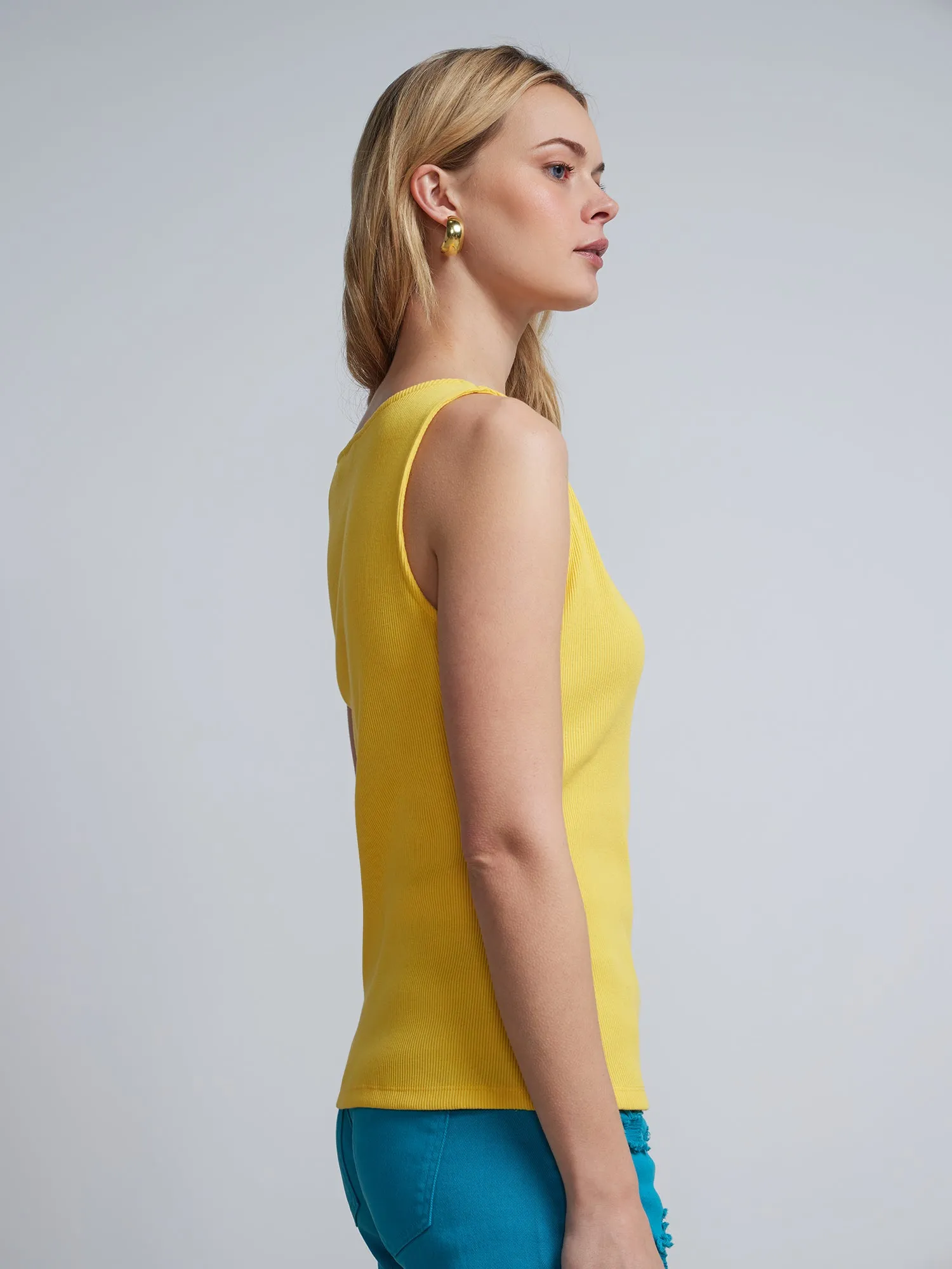 Cotton-Blend Tank Top