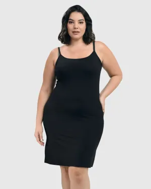 Essential Slip Dress, Black