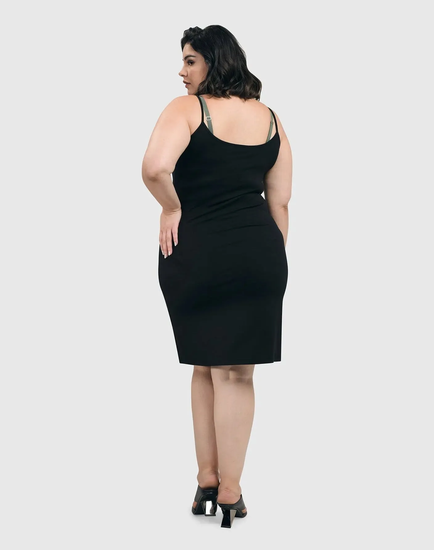 Essential Slip Dress, Black