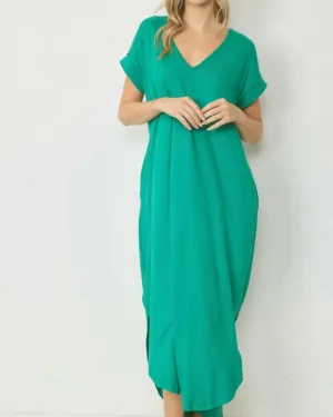 Everyday Maxi Dress In Green | Green