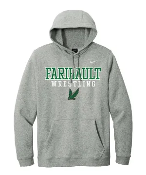 Faribault Wrestling Hoodie NIKE  - Twill and Embroidered