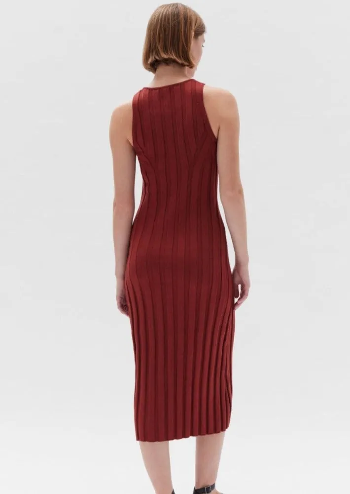 Florence Midi Knit Dress Sumac