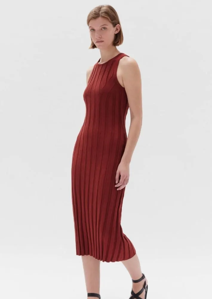 Florence Midi Knit Dress Sumac