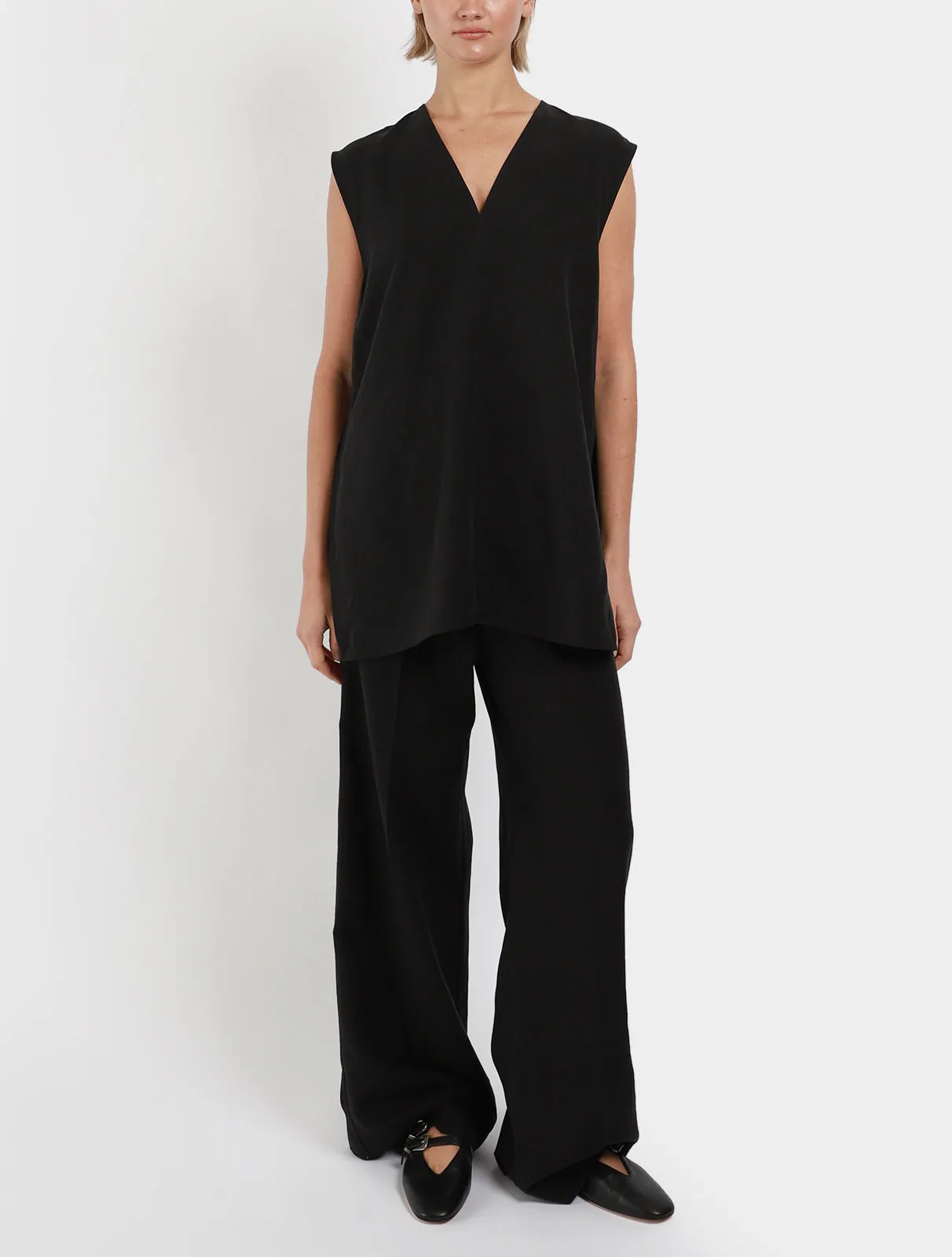 Fluid Drawstring Trousers