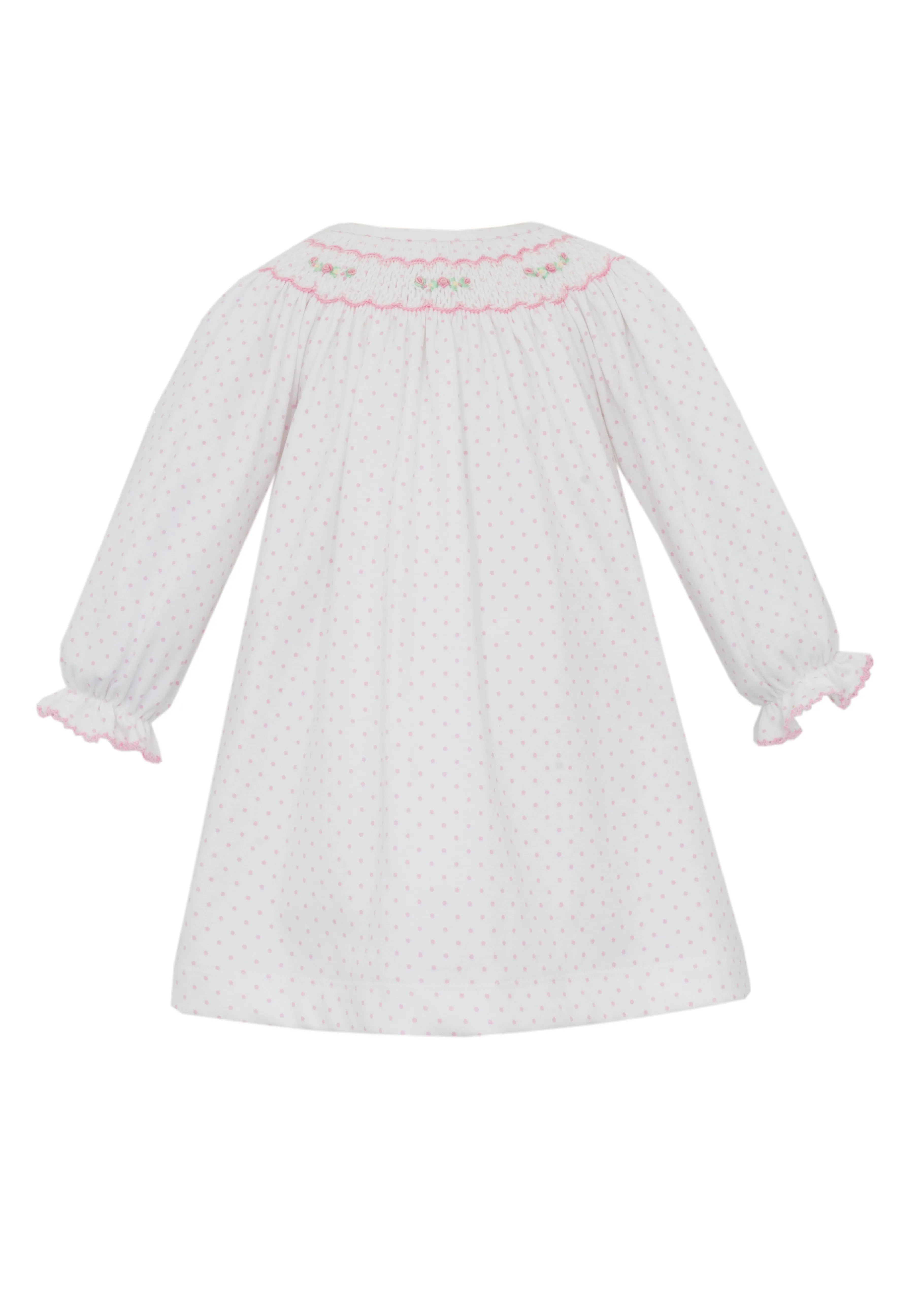 Geometric L/S Bishop Dress