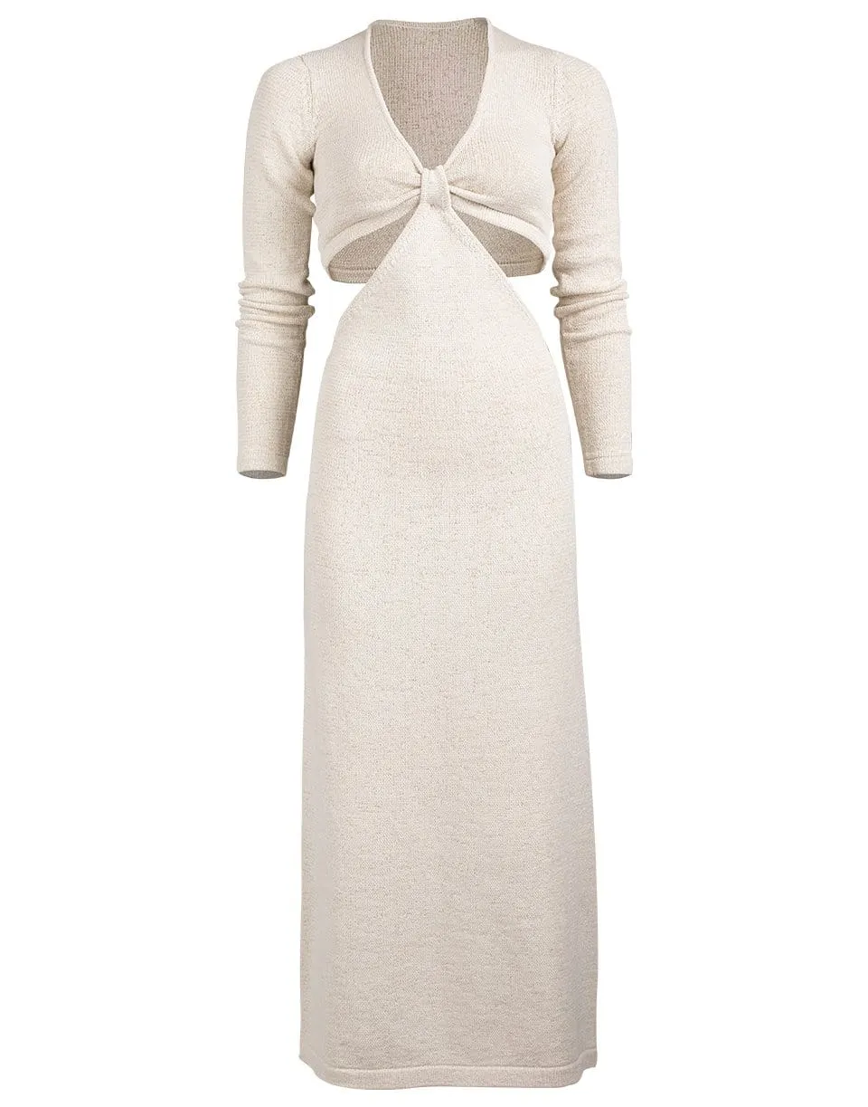 Jana Knit Dress - Off White