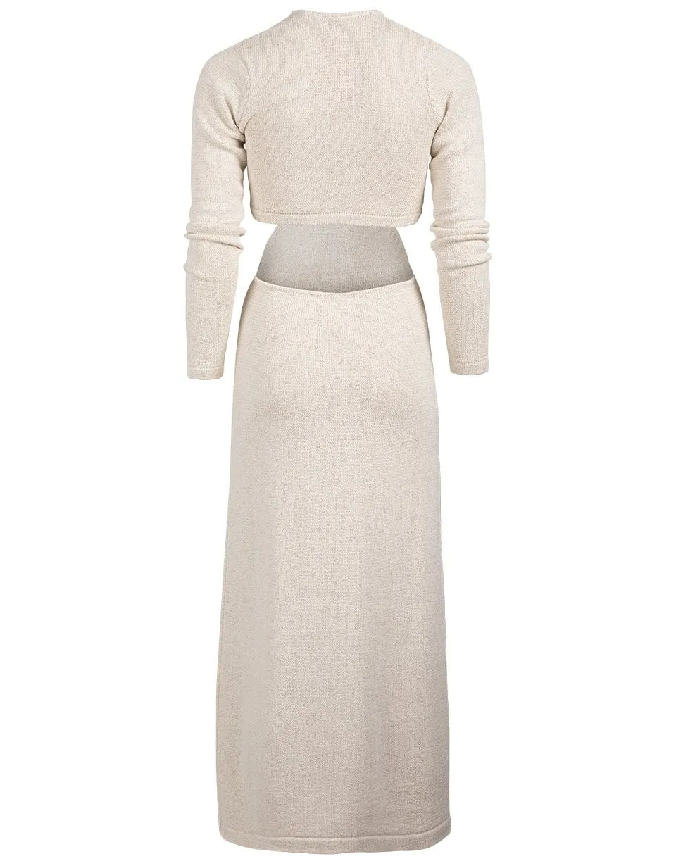 Jana Knit Dress - Off White
