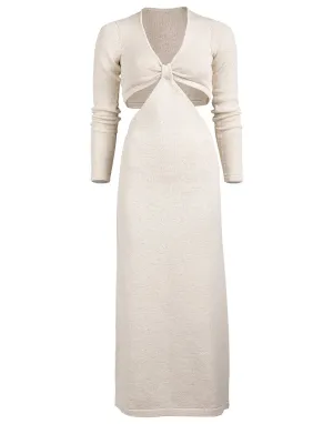 Jana Knit Dress - Off White