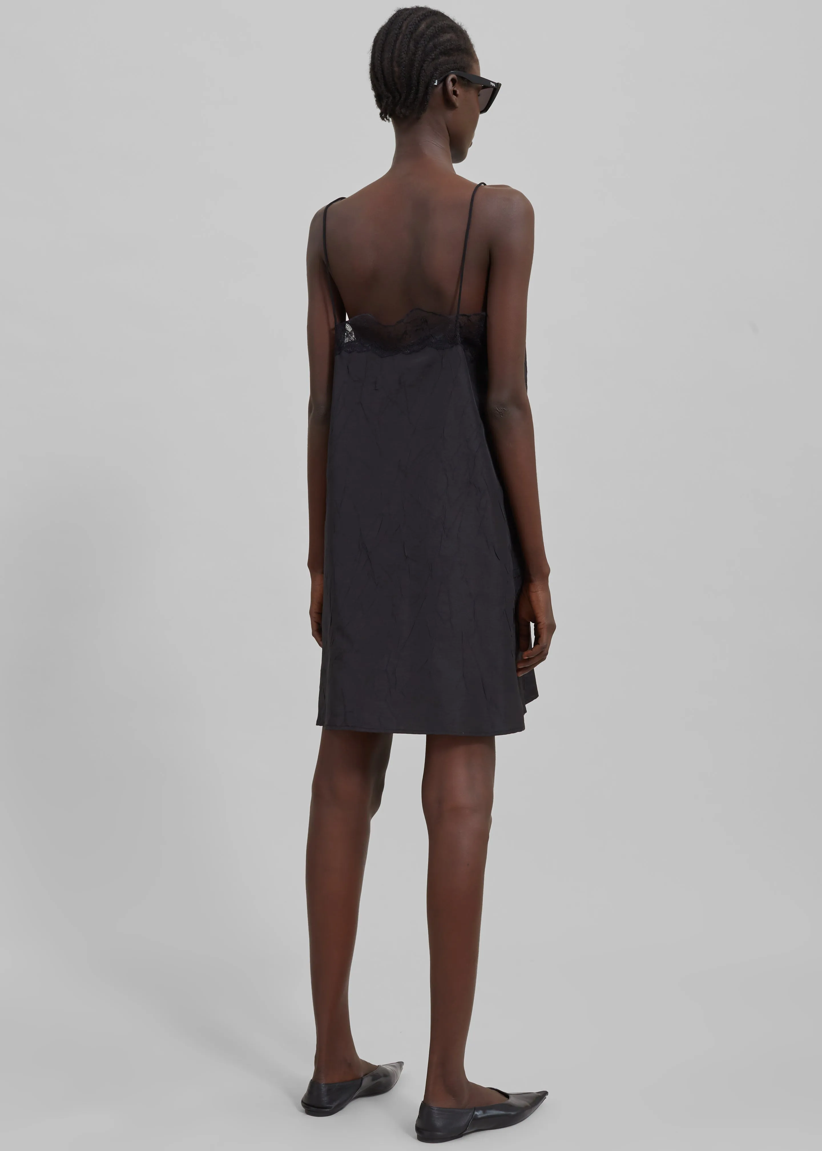 Julia Slip Dress - Black