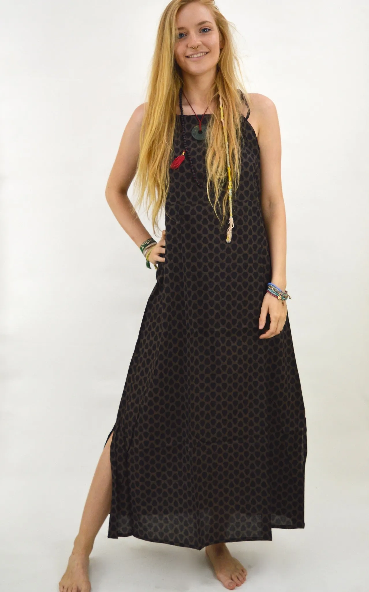 Karma Printed Maxi Dress