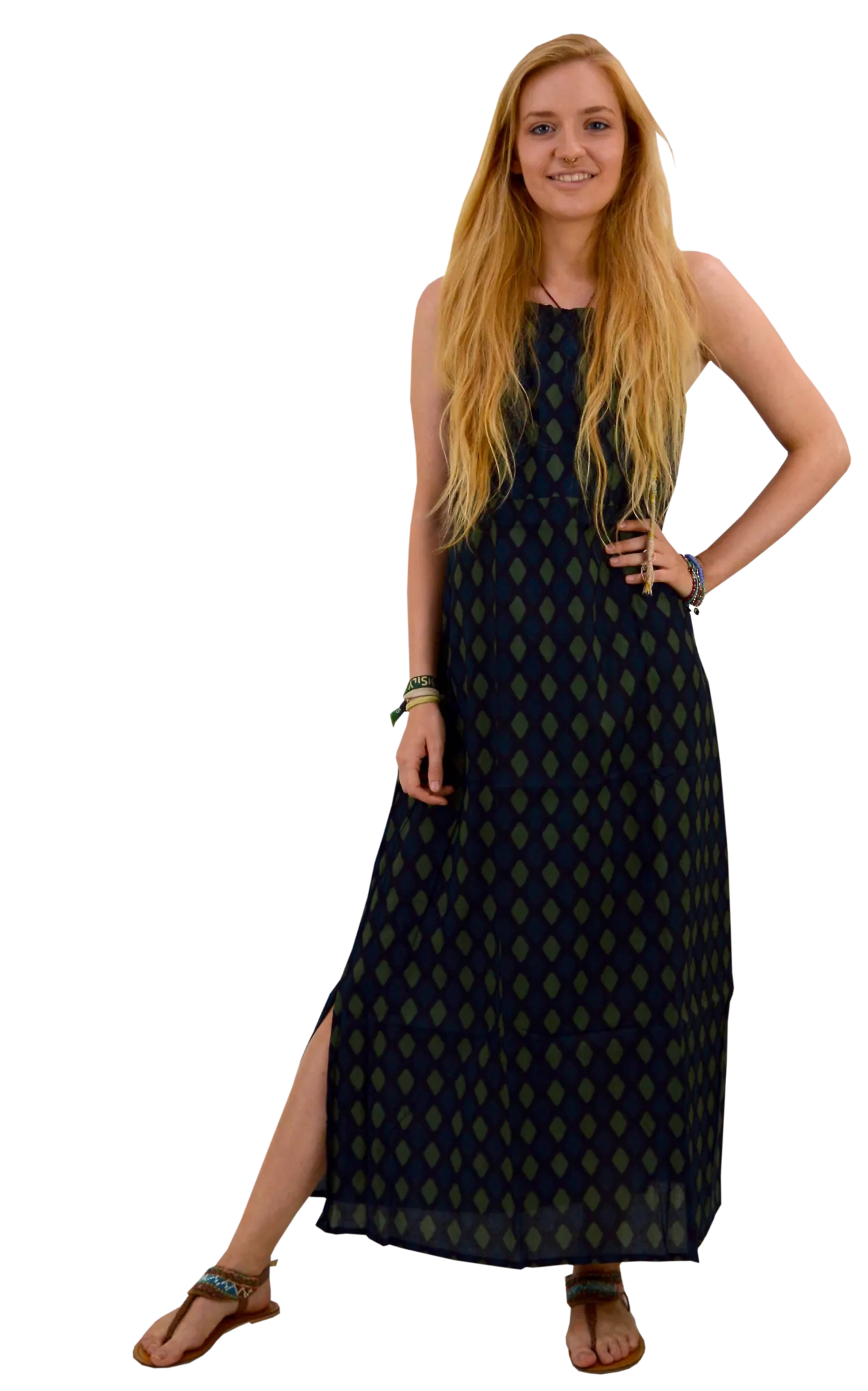 Karma Printed Maxi Dress
