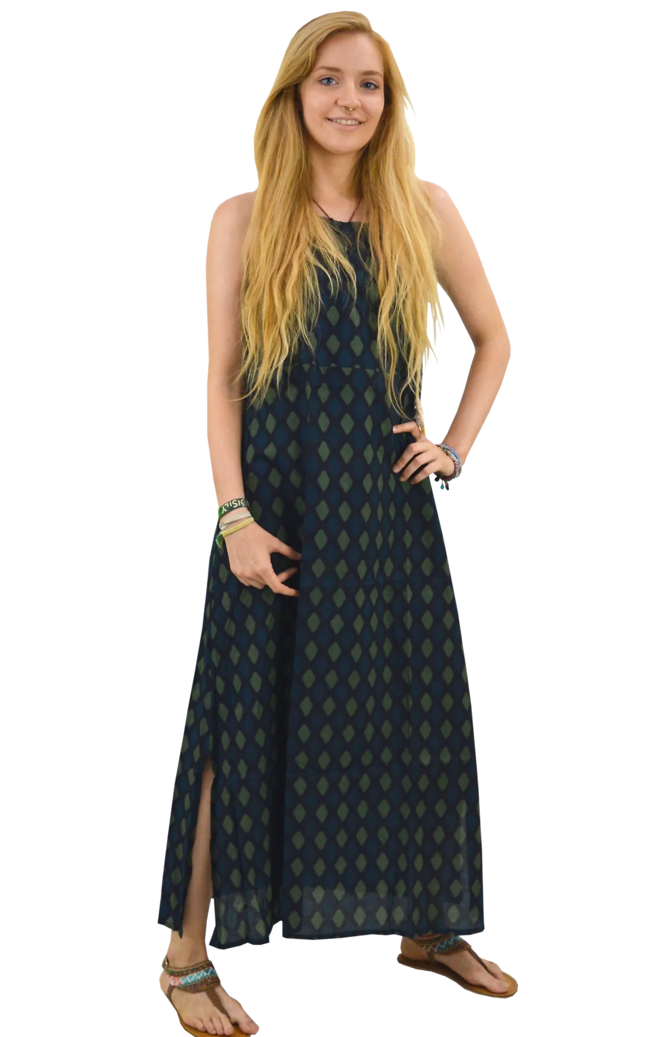 Karma Printed Maxi Dress