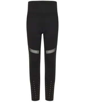 Kids panelled leggings | Black