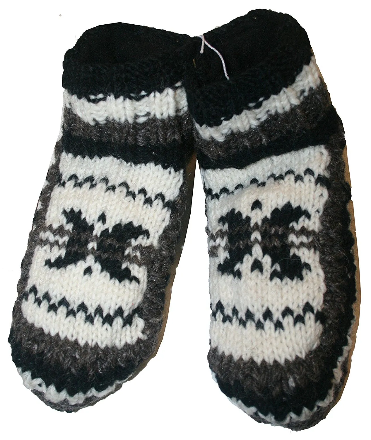 Knit Fleece Lined Winter Socks Booties