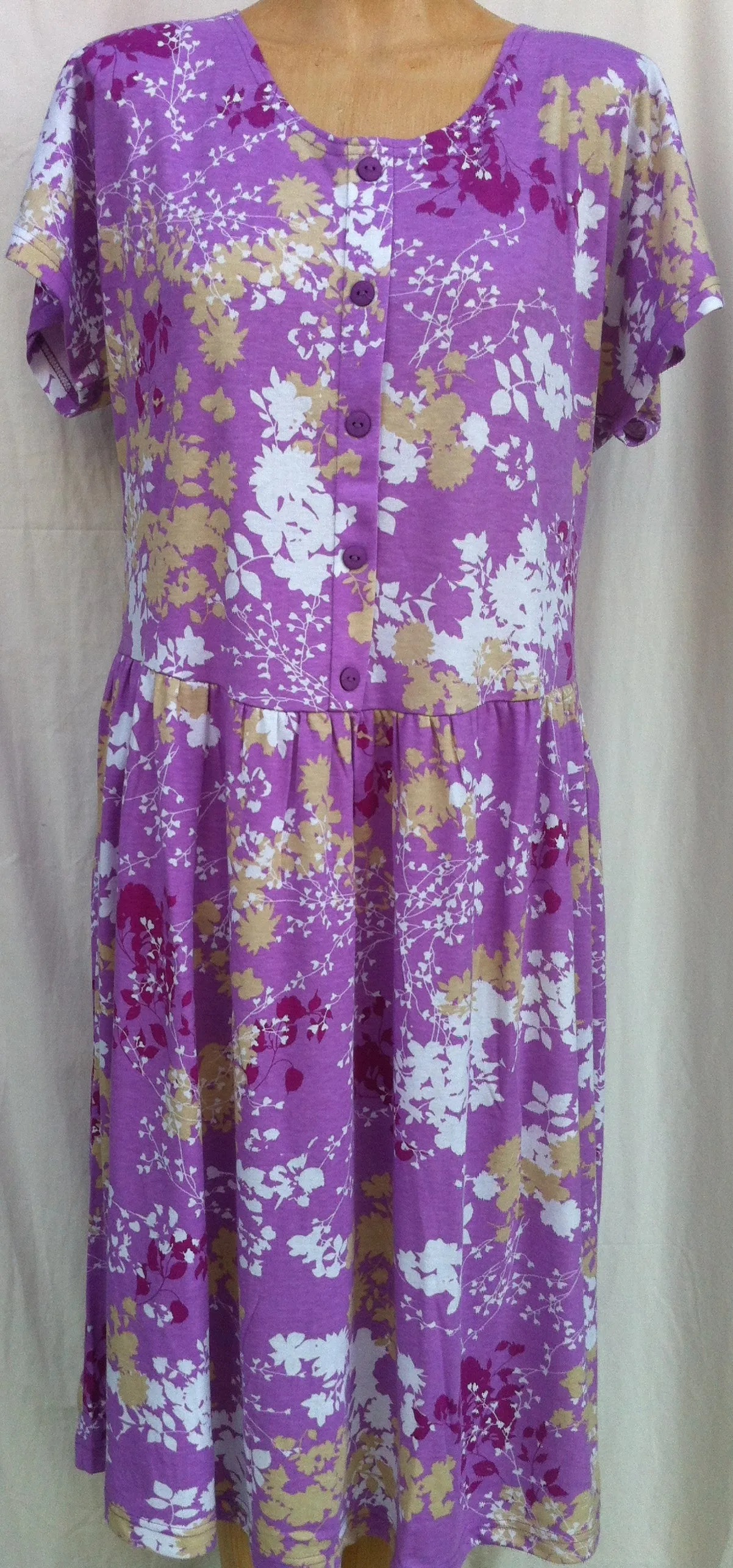 (L5) GEORGIA - ORCHID - Split Back Day Dress