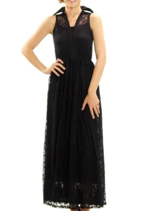 Lace Pullover Maxi Dress