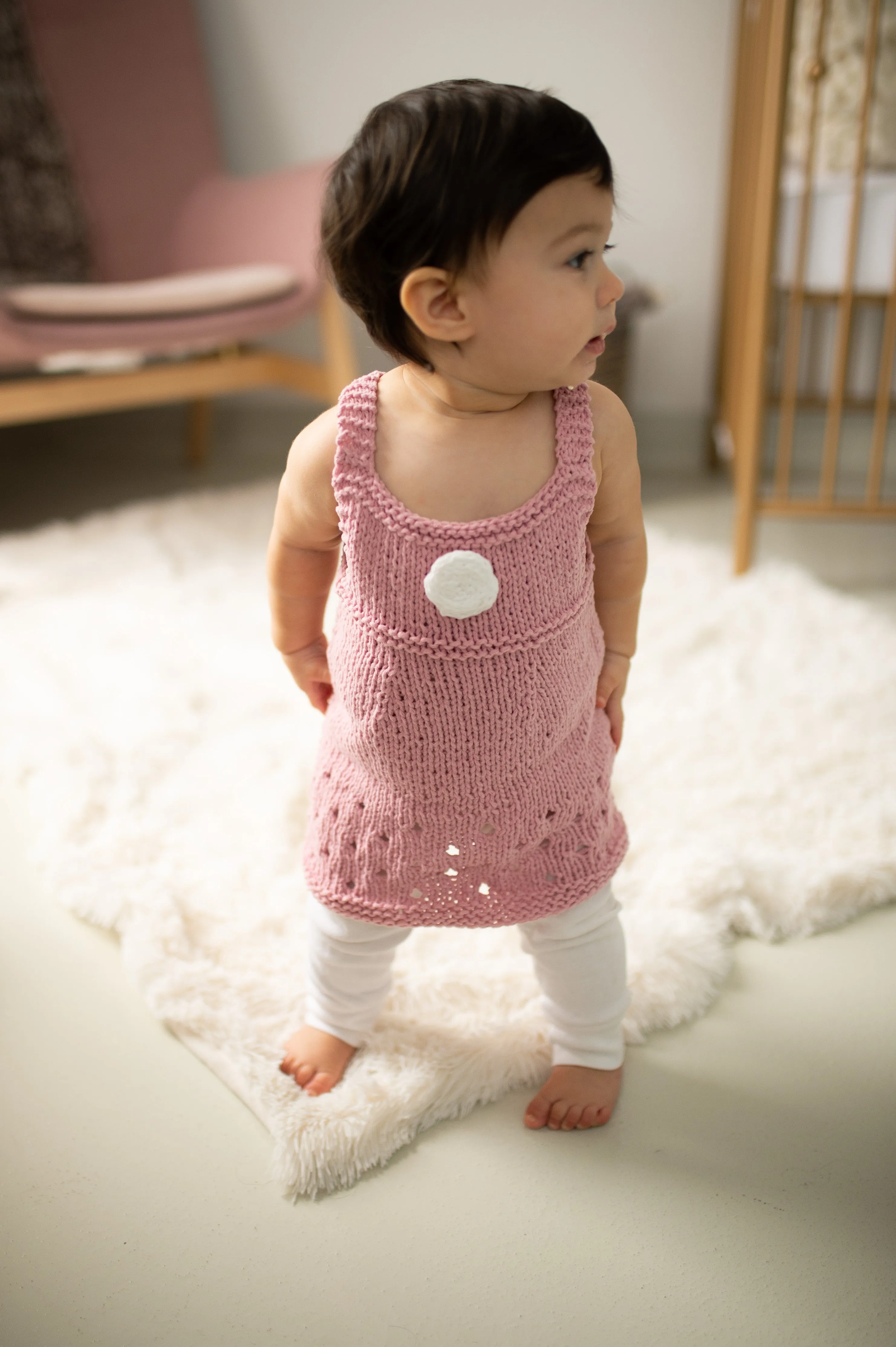 Lilybelle Flower Dress (Knit)