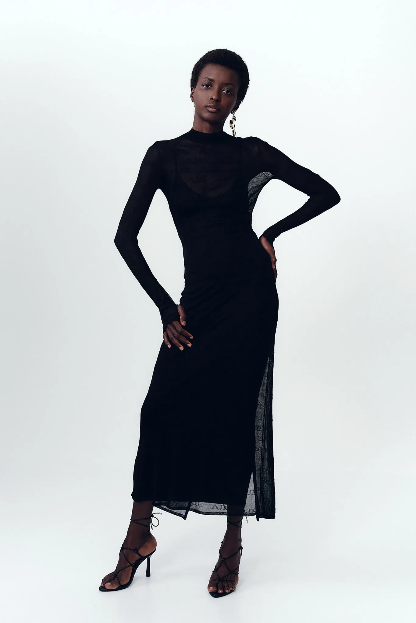Metaphor Logo Knit Dress