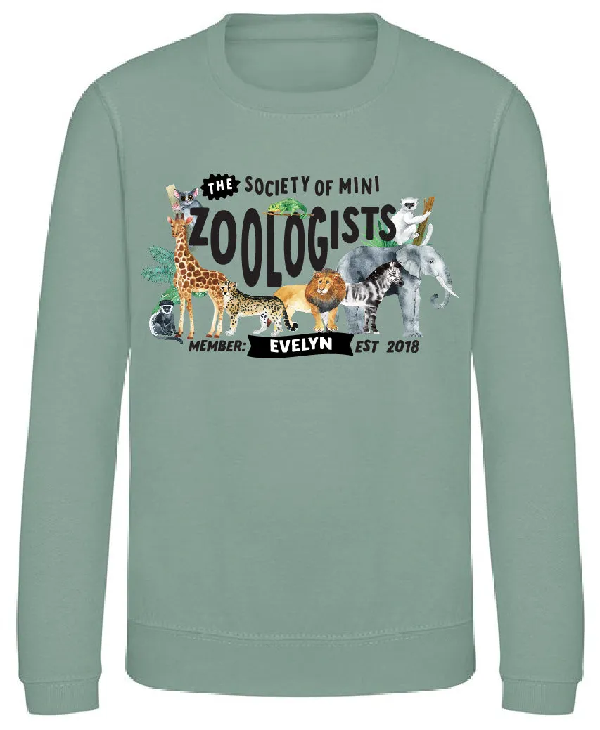 Mini Dreams zoologist kids (personalised) sweater