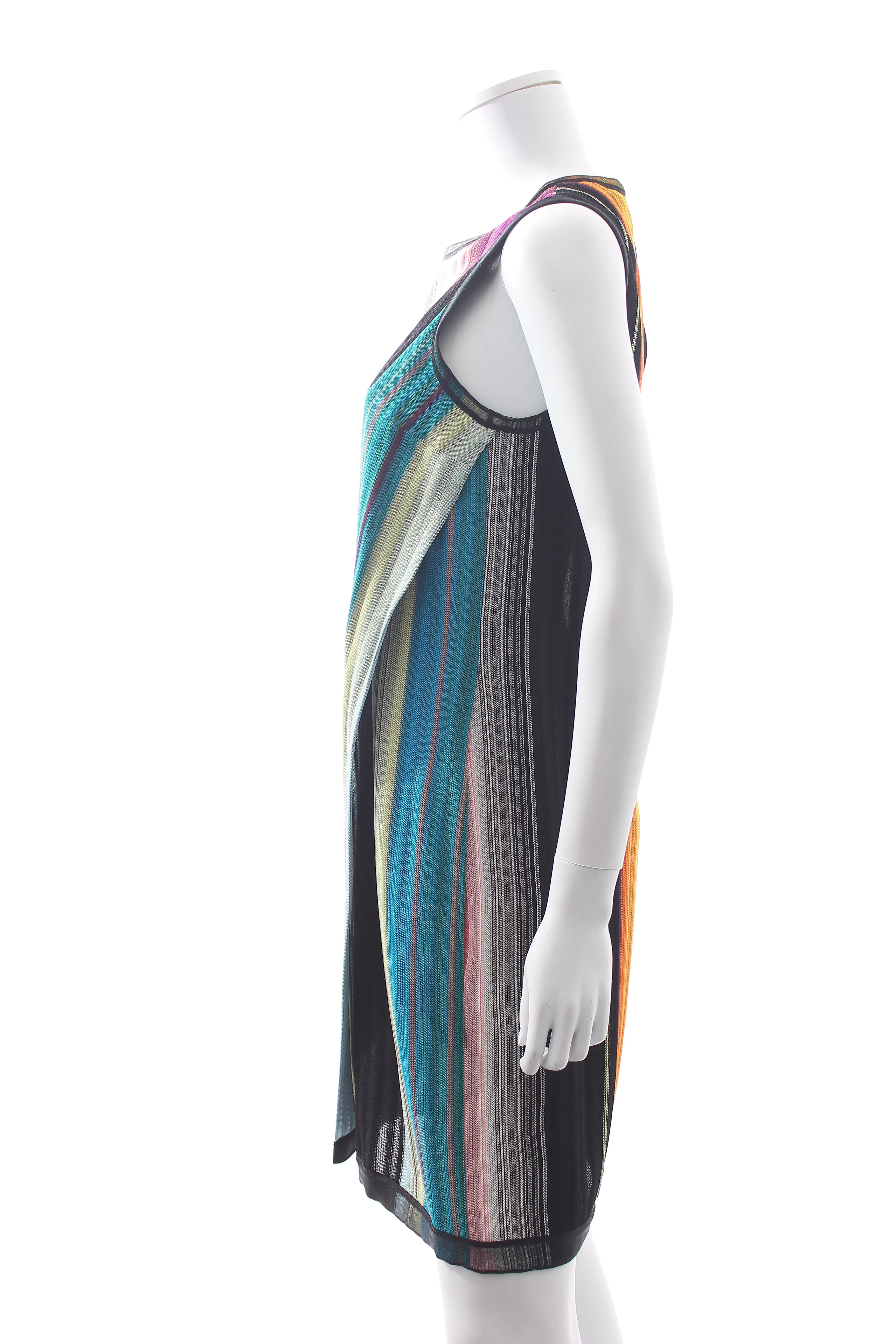 Missoni Sleeveless Striped Knit Dress