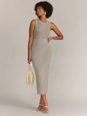 Mustard Seed Sleeveless Metallic Knit Sweater Dress - Brands We Love