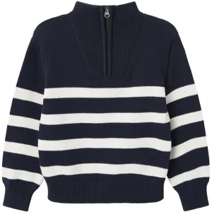 Name It Dark Sapphire Lex Knit Blouse