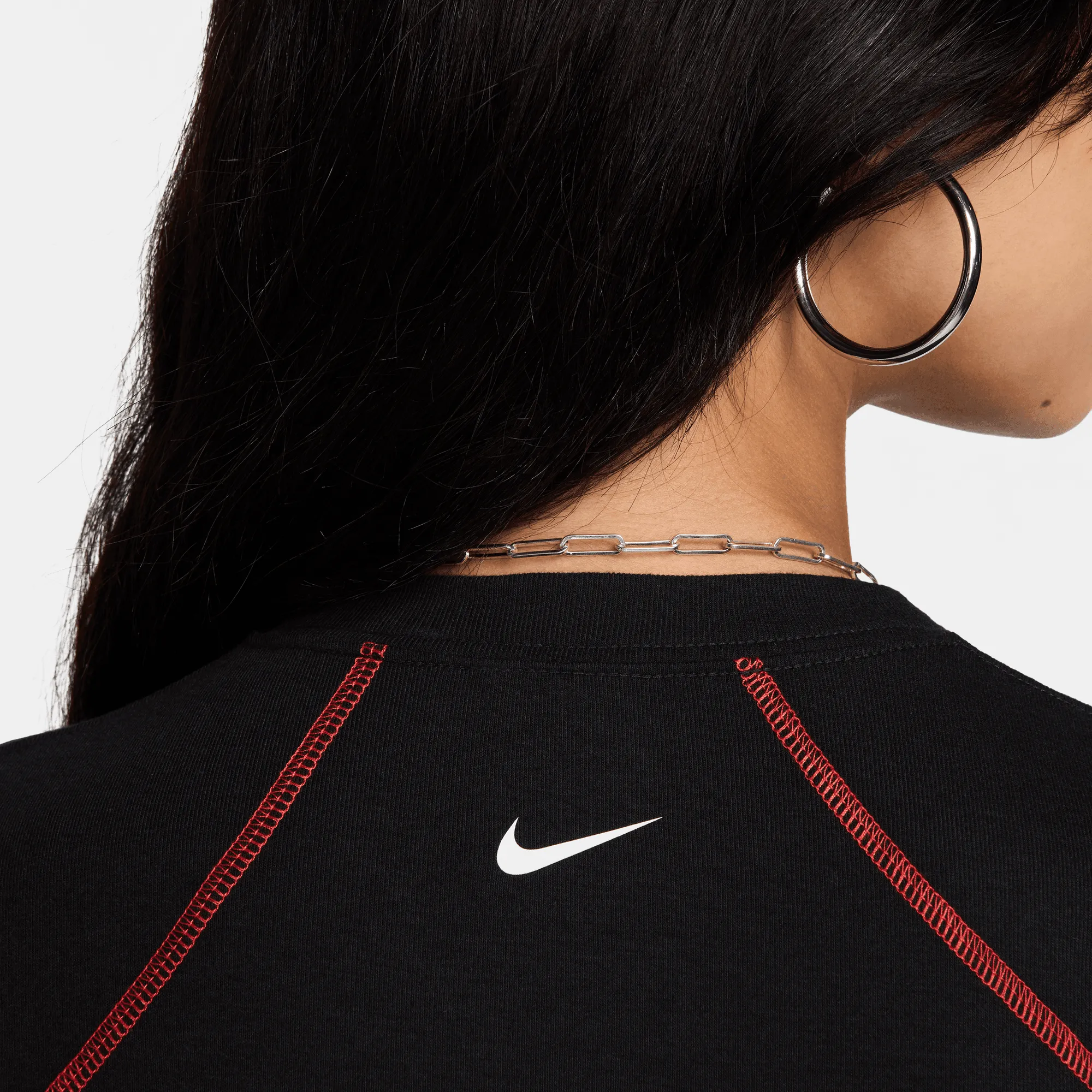 Nike Sportswear Women's Short Sleeve Black Femme Dress