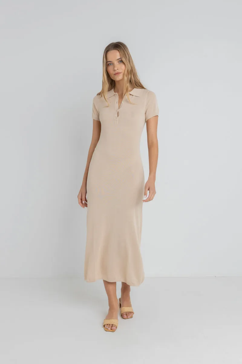 Ojai Pointelle Dress Cream